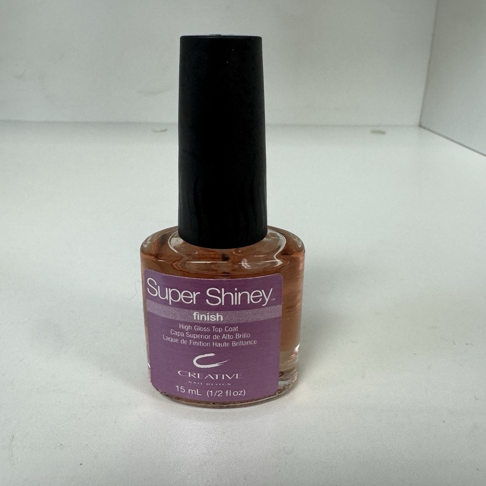 CND Creative Super Shiney - High-Gloss Top Coat - 0.5oz / 15ml